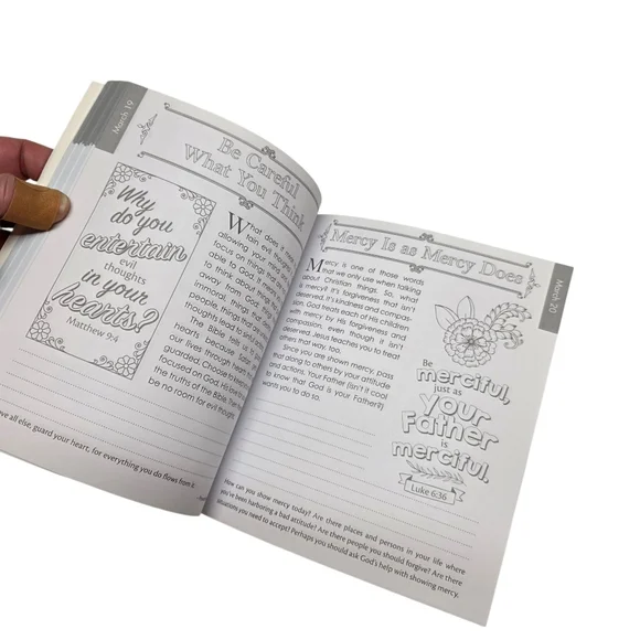 Floral Illustrated Devotional Words Of Jesus For Women Book - Picture 4 of 7